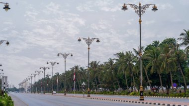 Salalah, Oman- November 11,2023- beautiful roads of salalah filled with Naturistic scenes.