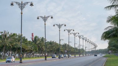 Salalah, Oman- November 11,2023- beautiful roads of salalah filled with Naturistic scenes.