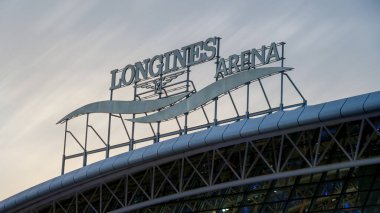 Doha, Katar - 20 Şubat 2024: al shaqab Longines Arena in Katar