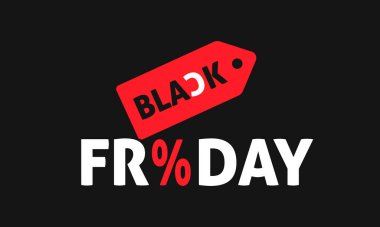 Vector illustration design concept of Black Friday observed on November 25 clipart