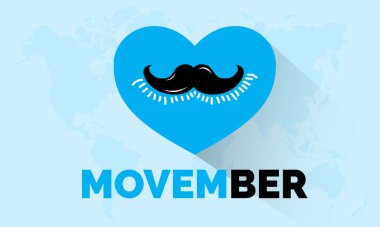 Her Kasım ayında gözlemlenen Movember tasarım konsepti