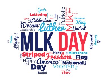 Dünya Mlk Günü geçmişi bulanıklaştırıyor. Tarihsel Farkındalık Vektör İllüstrasyon Tasarımı Konsepti.