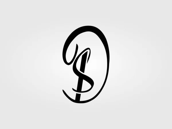 Modèle Vectoriel Initial Conception Logo Lettre Monogramme Lettermark Logo Design — Image vectorielle