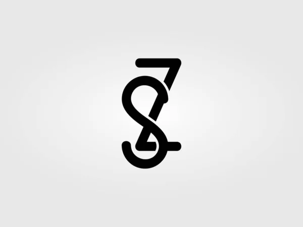 Początkowy Wzór Wektora Litery Logo Design Monogram Znak Firmowy Logo — Wektor stockowy