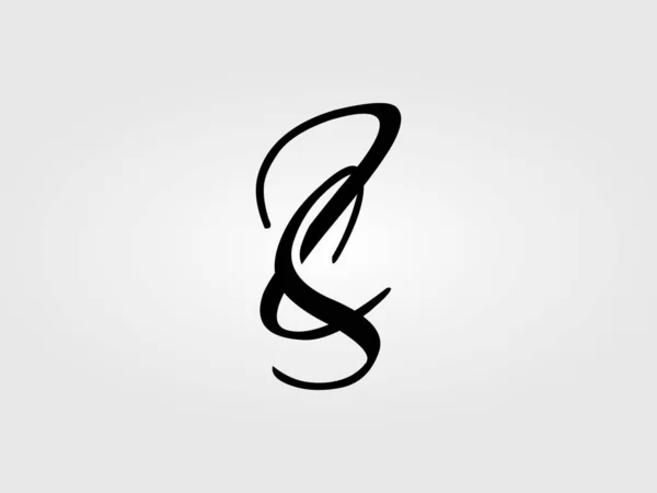 Harfi Logo Tasarım Şablonu Monogram Harf Işareti Logo Tasarımı — Stok Vektör