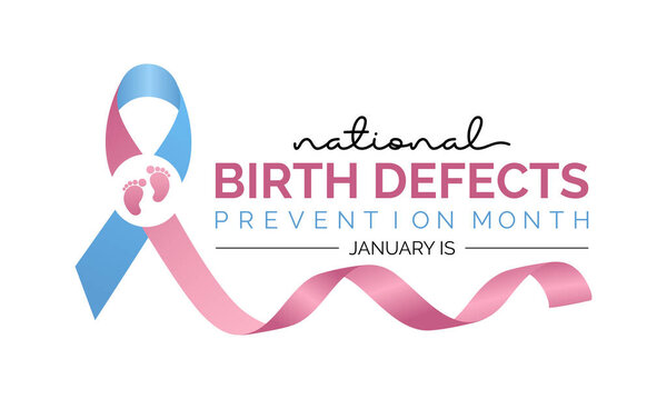 National Birth Defects Prevention Month vector template. Raising Awareness and Supporting Healthy Pregnancies with Birth Defect Prevention Graphics. background, banner, card, poster design.
