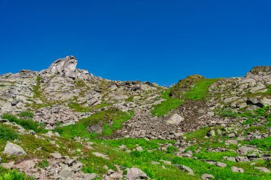 Dramatic, Picturesque scene, Breathtaking, Impressive summer landscape of lofoten island, Norway. Colorful sunny scene in Norway. Beauty of nature concept background.