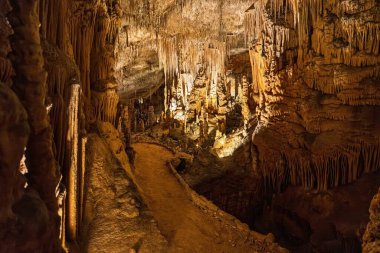 Büyüleyici sarkıtlar ve dikitler içeren Mallorica 'nın büyüleyici mağaralarını keşfedin. Adanın jeolojik güzelliğini sergileyen maceracılar ve doğa severler için bir ziyaret..