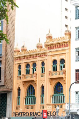 Rio de Janeiro şehir merkezindeki Riachuelo Tiyatrosu - 11 Eylül 2022 Rio de Janeiro şehir merkezindeki Riachuelo Tiyatrosu 'nun detayları.