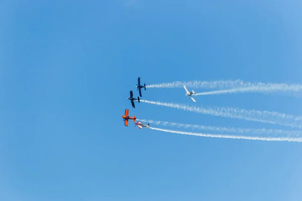 Sky Squadron Che Esibisce Copacabana Rio Janeiro Brasile Settembre 2022 — Foto Stock