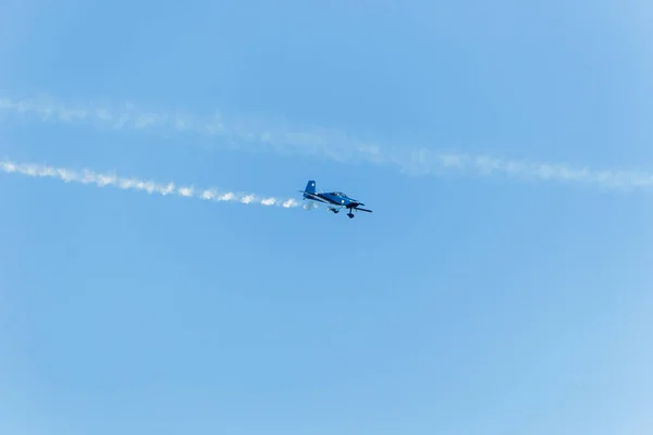 ブラジル リオデジャネイロのコパカバーナで行われる空戦隊2022年9月7日 リオデジャネイロのコパカバーナビーチで独立記念日に行われる空戦隊 — ストック写真