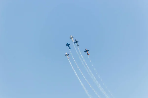 Sky Squadron Performing Copacabana Rio Janeiro Brazil Septiembre 2022 Sky — Foto de Stock