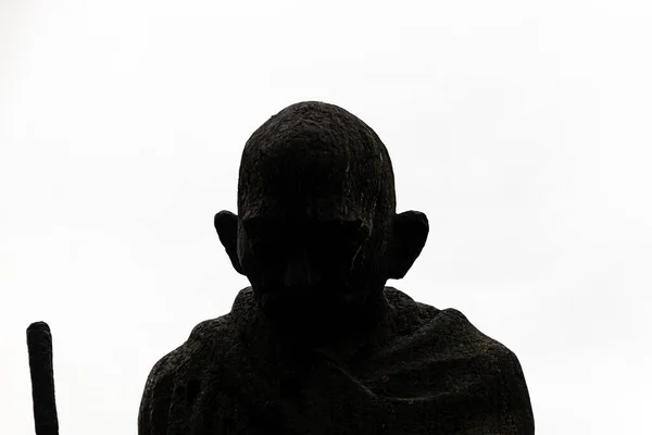 Estatua Silueta Mahatma Gandhi Centro Río Janeiro Brasil Septiembre 2022 —  Fotos de Stock