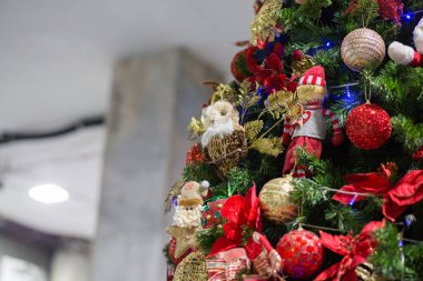 Brezilya 'nın Rio de Janeiro şehrinde Noel süslemesi.