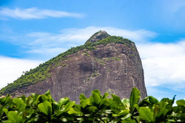 Dwa Wzgórza Brat Widziany Dzielnicy Ipanema Rio Janeiro Brazylia — Zdjęcie stockowe