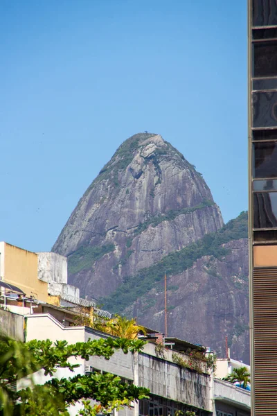 Two Hill Brother Seen Ipanema Neighbourhood Rio Janeiro Brazil — Stock fotografie