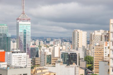 buildings in the center of Sao Paulo.