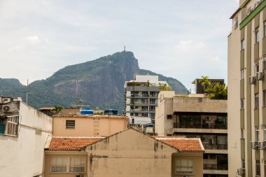 Rio de Janeiro 'daki Kurtarıcı İsa - 18 Şubat 2023: Rio de Janeiro şehrindeki Kurtarıcı İsa' nın görüşü.