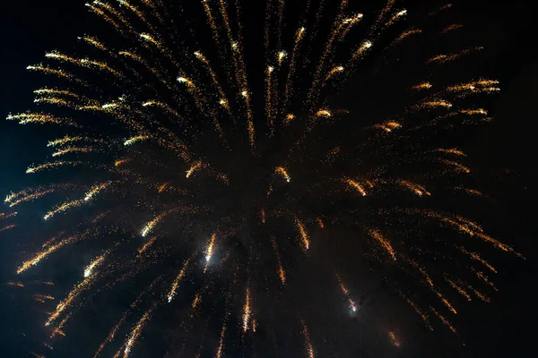 stock image Fireworks on New Year's Eve in Rio de Janeiro, Brazil.