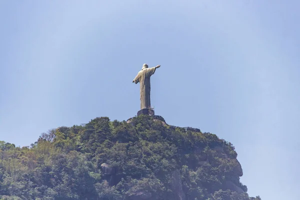 Krisztus Megváltó Rio Janeiróban Brazília 2022 Október Krisztus Megváltó Látképe — Stock Fotó