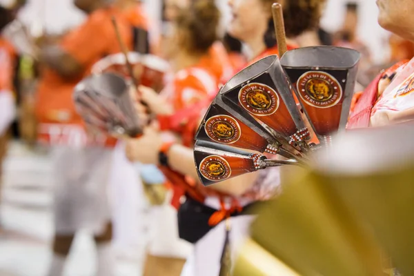 Technical Rehearsal Estacio Samba School Rio Janeiro Brazil January 2023 — Stock Photo, Image