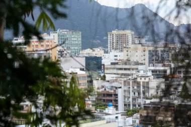 Rio de Janeiro, Brezilya 'daki Leblon bölgesi manzarası.