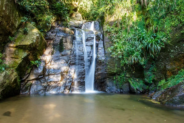 巴西里约热内卢Horto的淋浴瀑布 — 图库照片