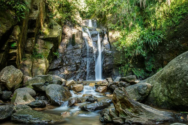 巴西里约热内卢Horto的淋浴瀑布 — 图库照片