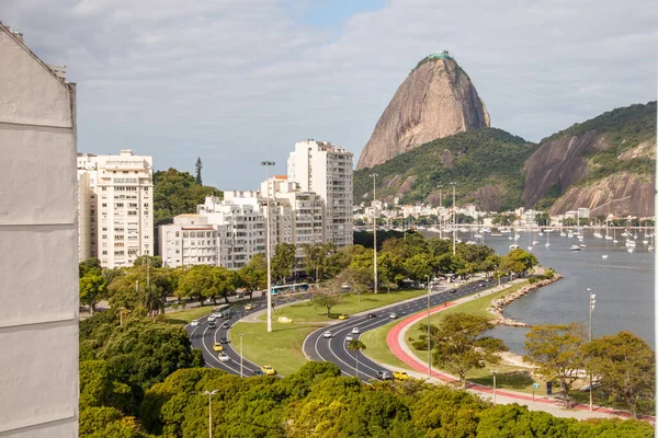 Blick Auf Die Bucht Botafogo Rio Janeiro Brasilien — Stockfoto