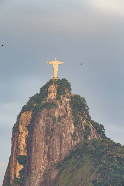 Храм Христа Спасителя Рио Жанейро Бразилия Апреля 2023 Года Статуя — стоковое фото
