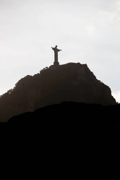 Cristo Redentor Río Janeiro Brasil Abril 2023 Estatua Cristo Redentor — Foto de Stock