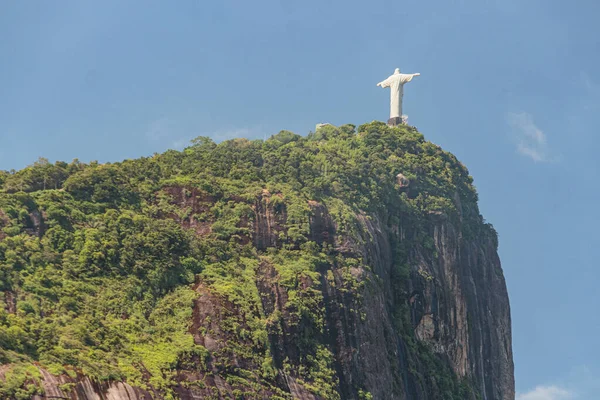 Christus Verlosser Rio Janeiro Brazilië Maart 2023 Standbeeld Van Christus — Stockfoto