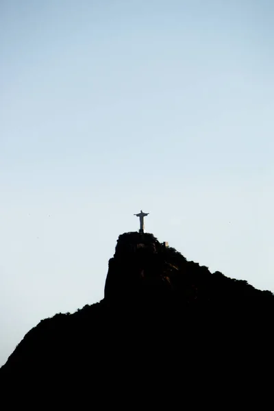 Cristo Redentor Río Janeiro Brasil Abril 2023 Estatua Cristo Redentor —  Fotos de Stock