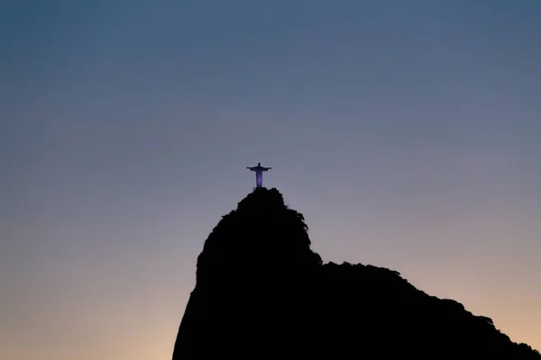 Chrystus Odkupiciel Rio Janeiro Brazylia Maja 2023 Posąg Chrystusa Odkupiciela — Zdjęcie stockowe
