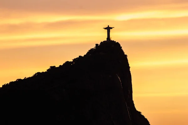 Cristo Redentor Río Janeiro Brasil Febrero 2023 Estatua Cristo Redentor —  Fotos de Stock