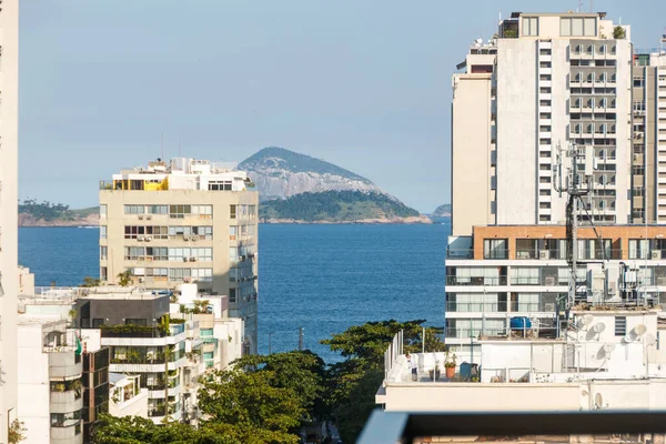 Вид Район Леблон Ріо Жанейро Бразилія — стокове фото