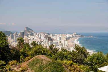 Rio de Janeiro, Brezilya 'daki Leblon mahallesi manzarası.