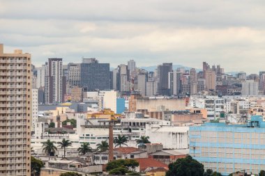 Sao Paulo, Brezilya 'daki Belenzinho mahallesinin manzarası.