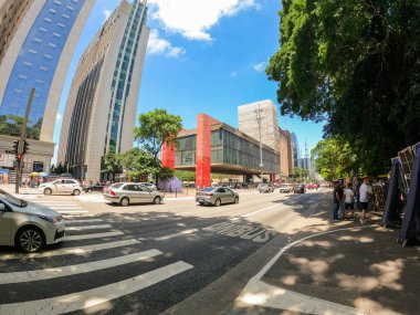 Sao Paulo, Brezilya şehir merkezi - 5 Kasım 2023 Sao Paulo şehir merkezi manzarası