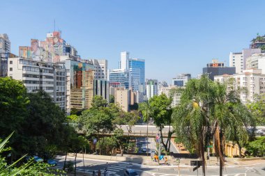 Sao Paulo, Brezilya şehir merkezi - 5 Kasım 2023 Sao Paulo şehir merkezi manzarası
