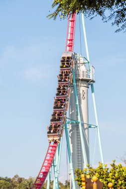 Sao Paulo, Brezilya 'daki Hopi Hari Parkı - 2 Kasım 2023: Sao Paulo' daki Hopi Hari Parkı 'nın detayları.