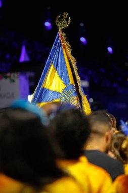 Paraiso do Tuiuti Samba School, Rio de Janeiro, Brezilya - 21 Ocak 2024: Paraiso do Tuiuti samba okulunun teknik provası.