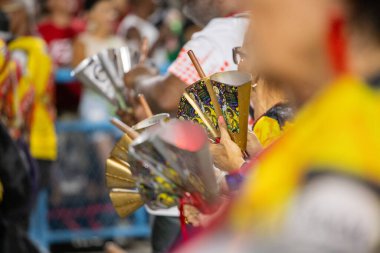 Estacio de Sa Samba School, Rio de Janeiro, Brezilya - 6 Ocak 2024: Estacio de Sa samba okulunun teknik provaları.