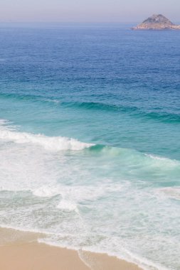 view of Joatinga Beach in Rio de Janeiro, Brazil. clipart