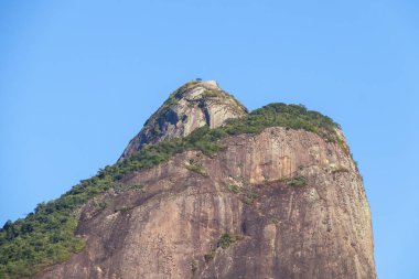 Rio de Janeiro, Brezilya 'daki Two Hill Brother manzarası.