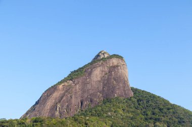 Rio de Janeiro, Brezilya 'daki Two Hill Brother manzarası.