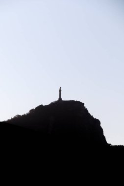Rio de Janeiro, Brezilya 'daki Kurtarıcı İsa' ya Bakınız - 15 Mayıs 2024: Rio de Janeiro 'daki Kurtarıcı heykeli İsa' nın görüntüsü.