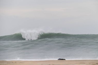 Rio de Janeiro, Brezilya 'da Copacabana Plajı' nda akşamdan kalmayım..