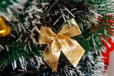 Rio de Janeiro, Brezilya 'daki evinde süslenmiş Noel ağacı.