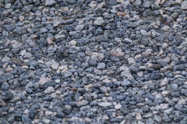 Rio de Janeiro, Brezilya 'da çakıl yolda taşlar.